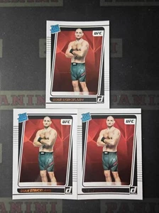 [3X] 2022 Panini Donruss UFC Rated Rookie Lot Sean Strickland - Picture 1 of 2