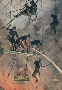 #VIENNA CIRCUS.. I POMPIERI DOMANO INCENDIO (REPR. DEL 1959) BELTRAME - Picture 1 of 1