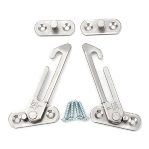 2pcs Adjustable Window Limiters Stylish Window Restrictors Secure Protect Child - Picture 1 of 8