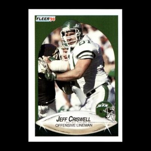 Jeff Criswell 1990 Fleer Rookie New York Jets #359 R325D 61