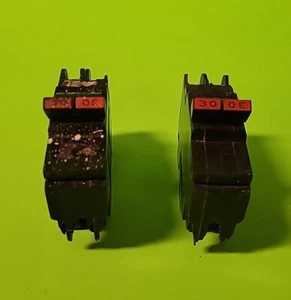 Federal Pacific NC-NI 230 thin Circuit Breaker 30A 2P 240V Cosmetic Damage Fins - Picture 1 of 6