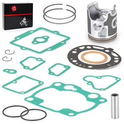 Top End Rebuild Kit STD 66.4mm Piston + Ring + Gasket For Kawasaki KX250 1993-03 - Imagen 1 de 4