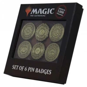 Magic: The Gathering Limited Edition Mana Symbol Pin Badges (Set of 6) - Imagen 1 de 2