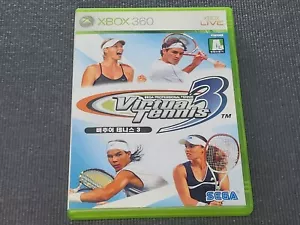 Microsoft XBOX360 Virtua Tennis 3 Retro Game Korean Version for MS Console - Picture 1 of 5