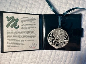 Disney's Christmas Past 1996 Limited Edition Pewter Tree Ornament #01895 - Picture 1 of 6
