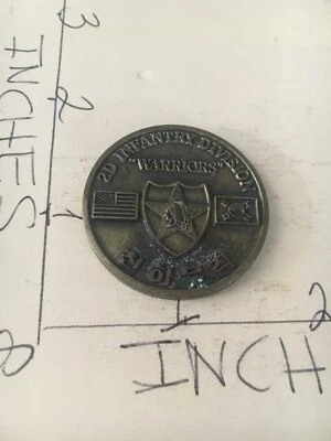 US Army 2nd Infantry Division Korea Challenge Coin 1/1/25 - Image 1 of 2