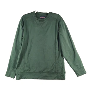 JANSPORT Men Fleece Sweatshirt Pullover MEDIUM Green Knit Casual - Picture 1 of 12