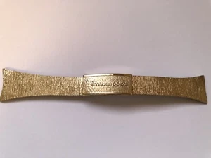 vintage wittnauer polara goldtone watch bracelet stainless steel 🇺🇸 - Picture 1 of 12