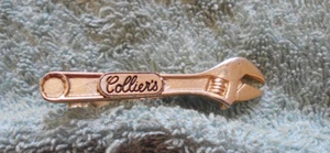 #D640. COLLIER'S TOOLS TIE CLIP - ADJUSTABLE SPANNER DESIGN - Picture 1 of 2