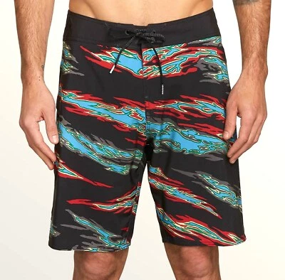 VOLCOM Men's PIPE PRO MOD Boardshorts - Size 28 - MLT - NWT - Image 1 of 3