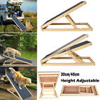 Dog Ramp Pet Puppy Ramp Wooden Pet Ramp Ladder Stair Use for Car, Bed, Sofa 70cm