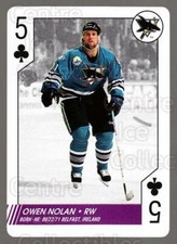 1997-98 NHL Aces Playing Card #31 Owen Nolan