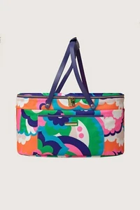 Trina Turk Insulated Picnic Tote NWT + Bonus Tumblers & Beach Blanket! - Picture 1 of 9
