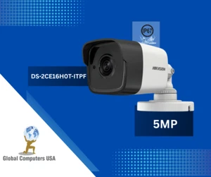 Camera 5MP MEGAPIXEL MINI Bullet DS-2CE16H0T-ITPF TVI/AHD/CVI/CVI IP67 - Picture 1 of 2