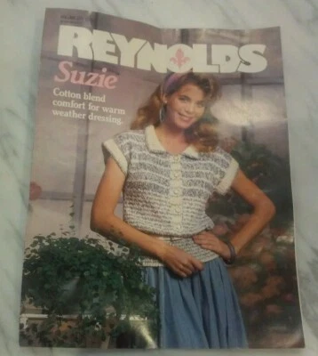 Suéter Reynolds Volumen 271 Mezcla de Algodón Cómodo Tejido 3 Patrones Folleto  Foto 1 de 3