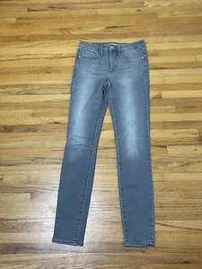Athleta Sculptek Skinny Leg Jeans Damen 4 grau Denim verwaschen leichte Waschung 5-Pocket - Bild 1 von 11