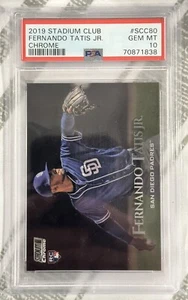 2019 Stadium Club Chrome Fernando Tatis Jr PSA 10 - Picture 1 of 2
