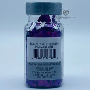Darice Iridescent Muse Super Chunky Glitter, Muse Glitter, .95oz, Darice Glitter - Picture 1 of 4