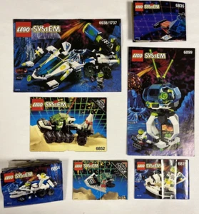 Vintage Lego Anleitungen nur Space Sets Lot von 7 - Bild 1 von 5