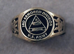 3rd Armored Division ring 3d Armor Unit Insignia SPEARHEAD - Picture 1 of 4