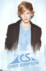 CODY SIMPSON ~ PÓSTER MÚSICA AZUL 22x34 ¡NUEVO/ENROLLADO! - Imagen 1 de 1
