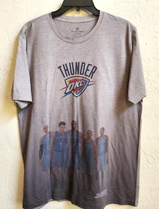 OKC Oklahoma City Thunder T Shirt Mens XL Gray Short Sleeve NBA Basketball - Picture 1 of 7