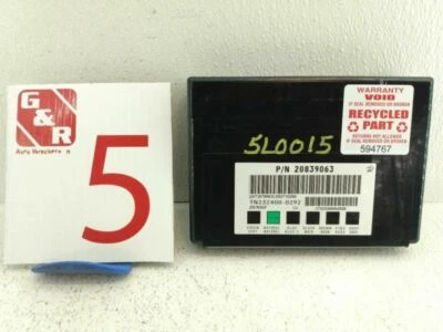 2006-2013 CHEVROLET IMPALA HUMMER H2 DTS ESCALADE Body Control BCM OEM 20839063 - Image 1 of 4