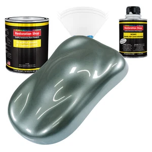 Restoration Shop Steel Gray Metallic Acrylic Enamel Quart Kit, Auto Paint - Picture 1 of 5