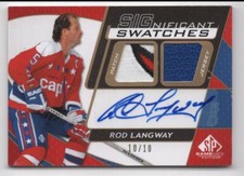 2008-09 SP GAME USED SIGNIFICANT SWATCHES /10 ROD LANGWAY