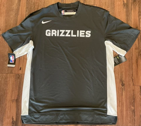 Nike Memphis Grizzlies Mens LT NBA Team Issued Shooting Shirt Gray AV0936-060 Cover