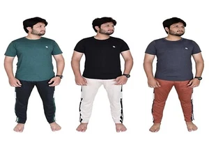Mens Short Sleeve Pyjama Set Loungewear T Shirt Trouser PJ Nightwear Cotton UK - Picture 1 of 16
