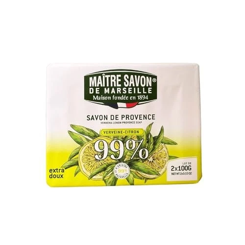 Maître Savon de Marseille - Savon de Provence Verveine-Citron – Extra Doux – ... - Photo 1/4