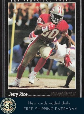 Jerry Rice 1993 Pinnacle #292 San Francisco 49ers - Image 1 of 2