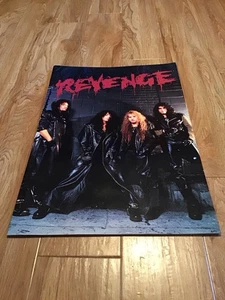 KISS Revenge Tour Program 1992 SCARCE Vintage Oversize Concert Tour Book RARE - Picture 1 of 9