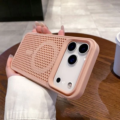 For iPhone 17 Air 17 16 Pro Max 15 14 13 12 Phone Case Magnetic Heat Dissipation - Image 1 of 4