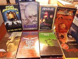 Lot of 8 Vintage VHS Horror/ SciFi Tapes. Lot 7G - Picture 1 of 3