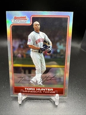 2006 Bowman Chrome Refractors #118 Torii Hunter - Image 1 of 2