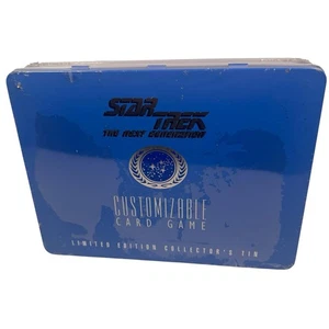 Star Trek Next Generation Customizable Card Game CCG Limited Ed Collector’s Tin - Picture 1 of 5