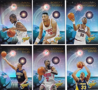 6 tarjetas Stadium Club Rising Stars 1994: Robert Horry, Jamal Mashburn, Mutombo EX Foto 1 de 4