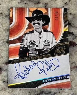 2023 Panini Prime Legendary Signatures Richard Petty Autograph #’D 12/15 LS-RPT - Image 1 of 2