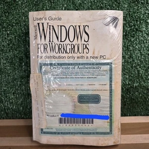 Microsoft MS-DOS 6.22 and Windows for Workgroups (V.3.11) Full Version - Picture 1 of 9