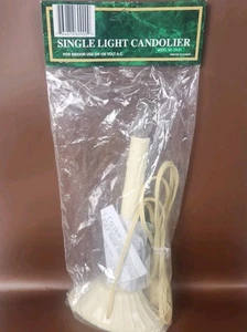 Single Candoliers Christmas Window Light with Bulb New CN-01 Ivory - Picture 1 of 6