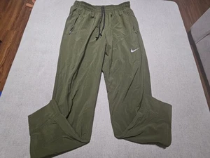 Nike Dri-FIT Men’s Lightweight Training Pants L Olive Green AA1997-395 Pockets - Picture 1 of 16