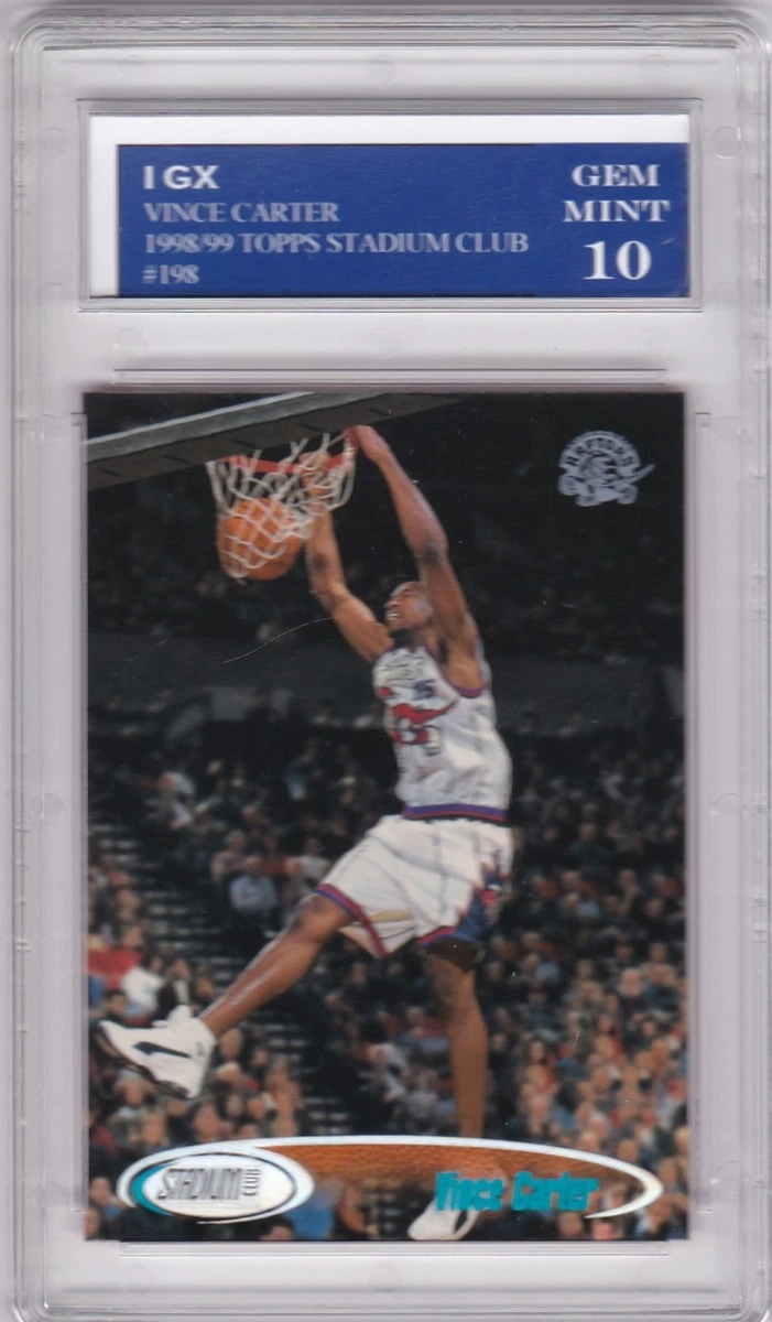 Vince Carter 10 Graded Rookie Basketball Trading Cards