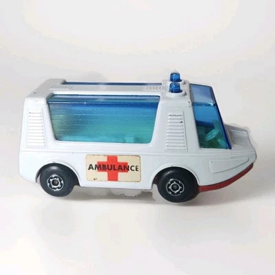 Matchbox Superfast MB46 1971 Stretcha Fetcha Ambulancia Inglaterra Lesney LEER Foto 1 de 4