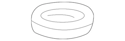 Sello original Volkswagen 1J0-919-133-A Foto 1 de 4