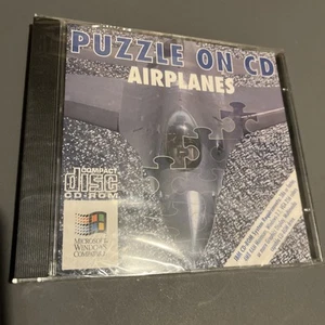 Puzzle en CD - Aviones (PC-CD, 1994) para Windows - NUEVO en estuche joyero - Imagen 1 de 2