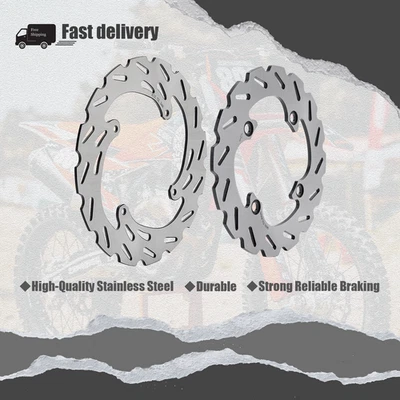 Front Rear Brake Disc Rotors For HONDA XR 250R 1991 1992 1993 1994 1995 400R - Image 1 of 4