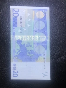 Nr.X33683441915 2002 European Union 20 Euro Banknote rare EU Euro Currency Look - Picture 1 of 9
