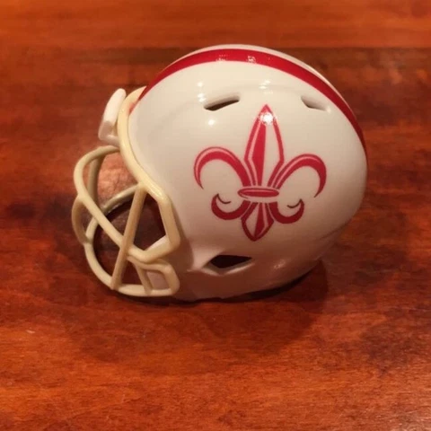 UL-Lafayette Louisiana Ragin Cajuns white custom pocket pro helmet Cover